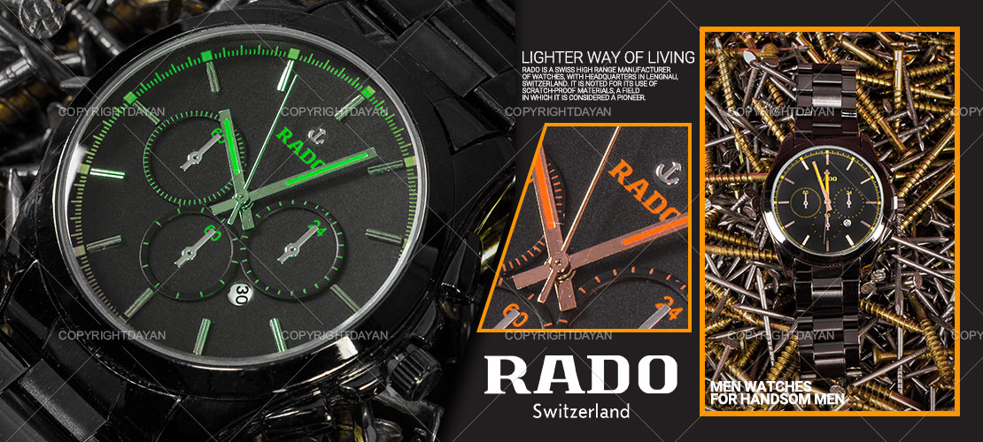 خرید ساعت رادو,ساعت مچی مردانه رادو,ساعت طرح سه موتوره,ساعت مچی Rado مدل P.R.C,نمایندگی ساعت های رادو,فروش ساعت رادو مشکی,خرید اینترنتی ساعت rado ,قیمت ساعت رادو