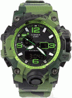 ساعت ورزشی جی شاک Casio g shock GWG-1000  مشکی سبز - قیمت ارزان