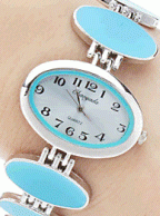ساعت زنانه جدید مدل 2013 فروش اینترنتی ساعت دخترانه بیضی شکل